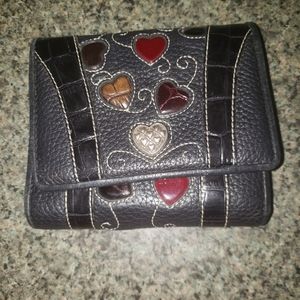 Vintage Brighton Tri-Fold Leather Wallet